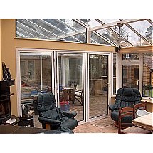 Conservatory with Visi-Doors 